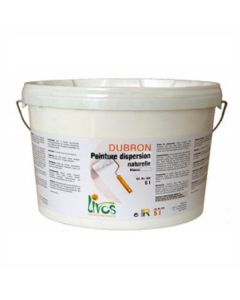 Peinture naturelle mate blanche murs et plafonds intérieur DUBRON 1L/8m2 Livos