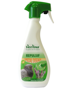 Répulsif oiseaux origine végétale en spray 500ml VERLINA