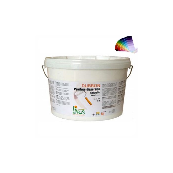 Peinture naturelle mate couleurs murs et plafonds intérieur (1L/8m2) Livos