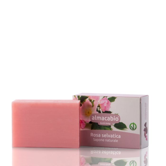 Savon bio rose sauvage 100g ALMACABIO