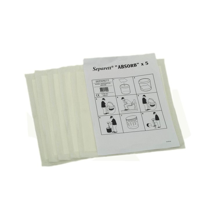 5 Tissus absorbant toilette sèche Separett