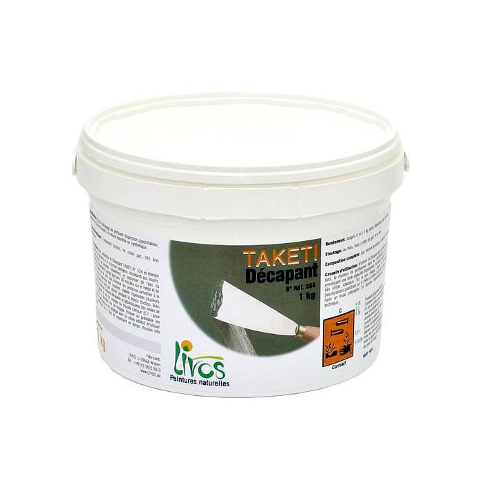 Décapant peinture écologique TAKETI 1KG/5m2 Livos