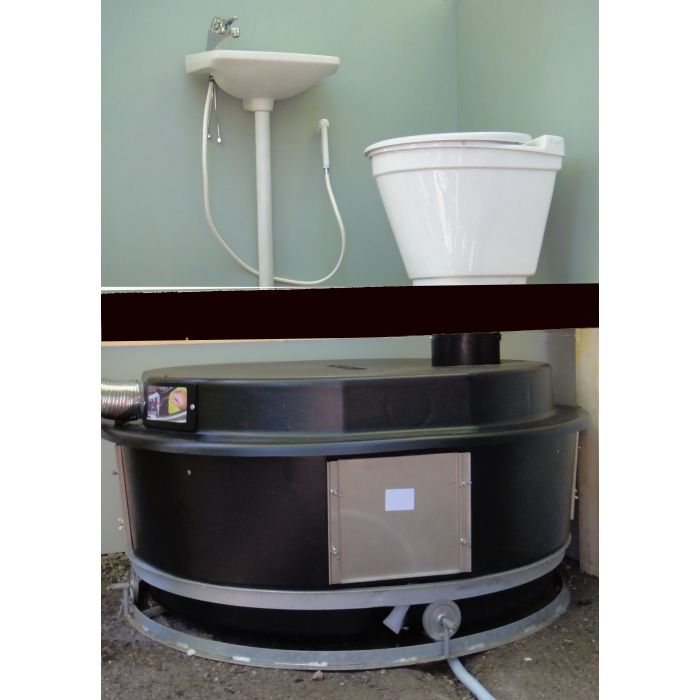 Toilette sèche à compost, capacité 300kg VU Ekolet